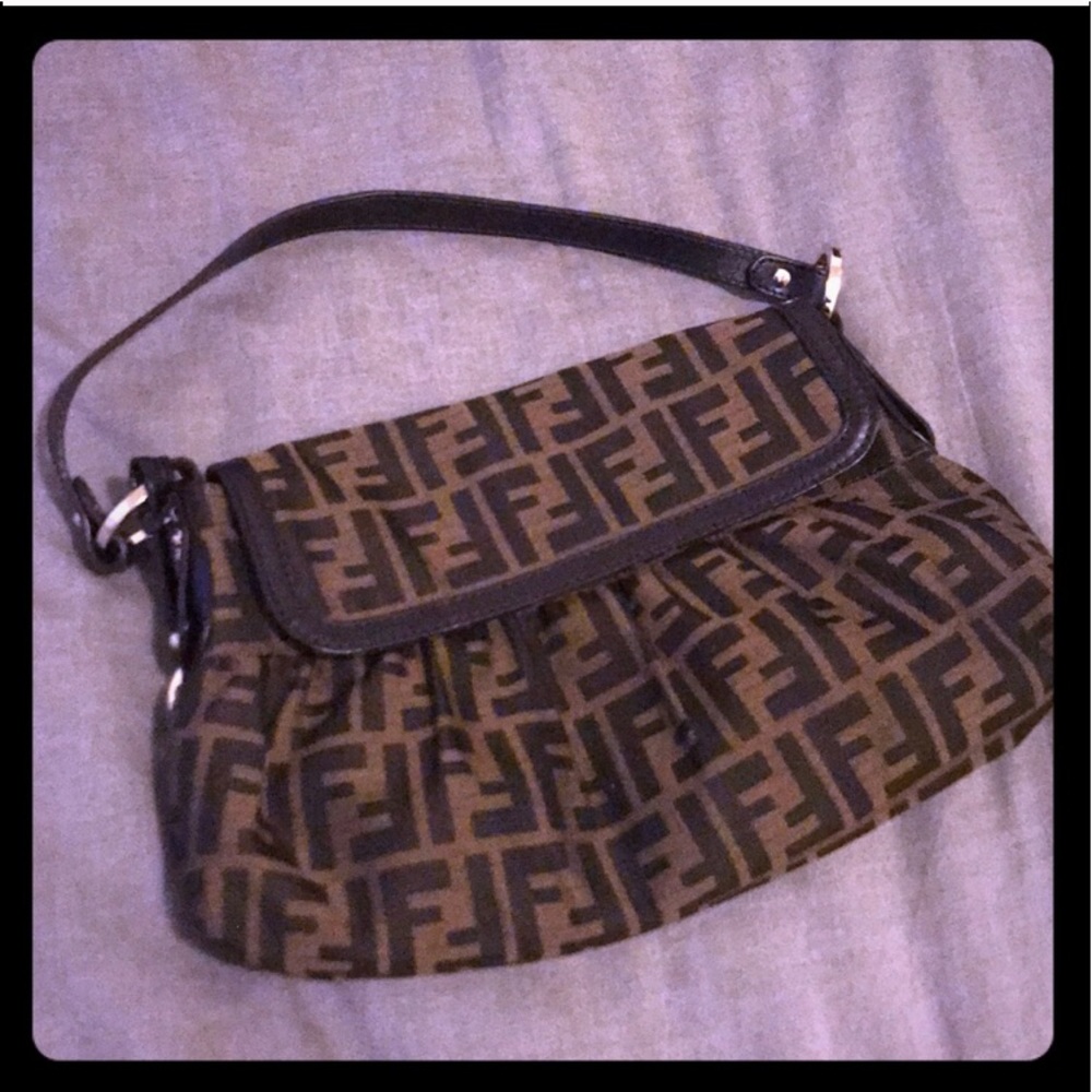 Authentic Fendi logo handbag